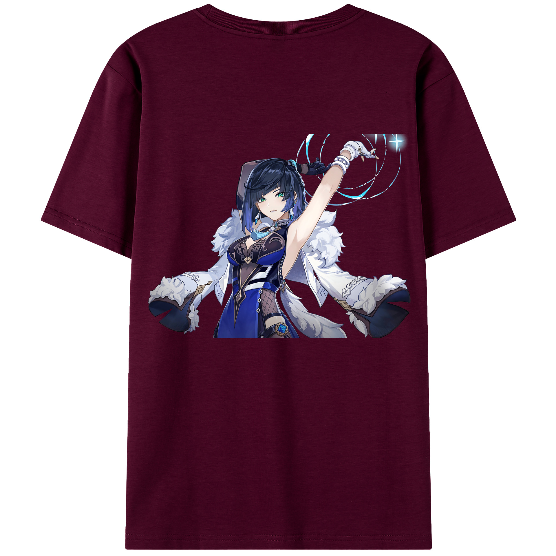 げんし神 夜兰 やらん genshin Yaran レディース半袖Tシャツ(バックプリント)